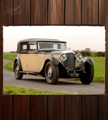 Металлическая табличка Bentley 8 Litre Sedanca de Ville by Mulliner